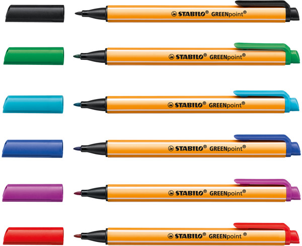 STABILO GREENpoint stylo feutre, turquoise