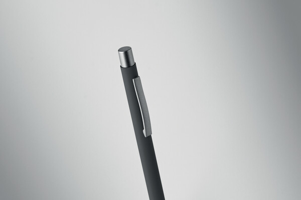 Recycled aluminium ball pen Nali - Black