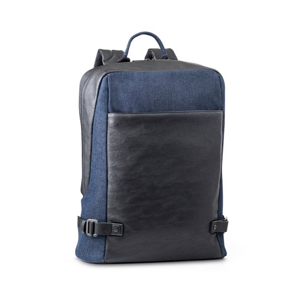 DIVERGENT BACKPACK I. Batoh na notebook do velikosti 15.6'' z džínoviny a PU