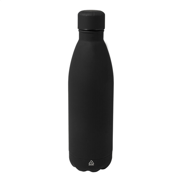 Fľaša Z Recyklovanej Nerezovej Ocele Refill Soft - Black