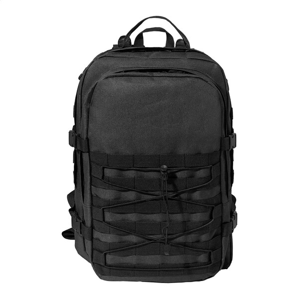 Rpet Outdoor Backpack Tactbak - Black