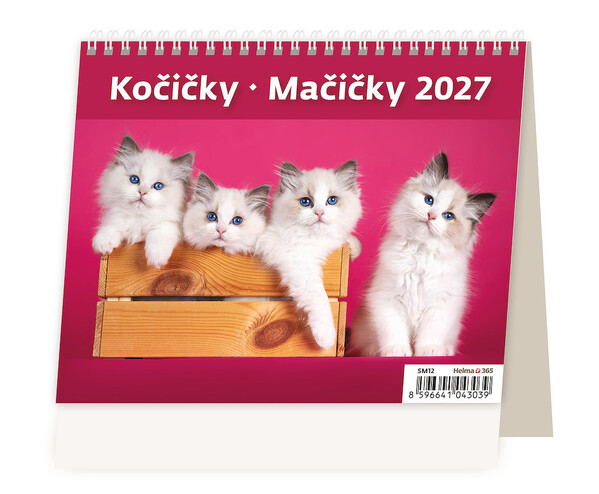 Stolní kalendář Kočičky 2027