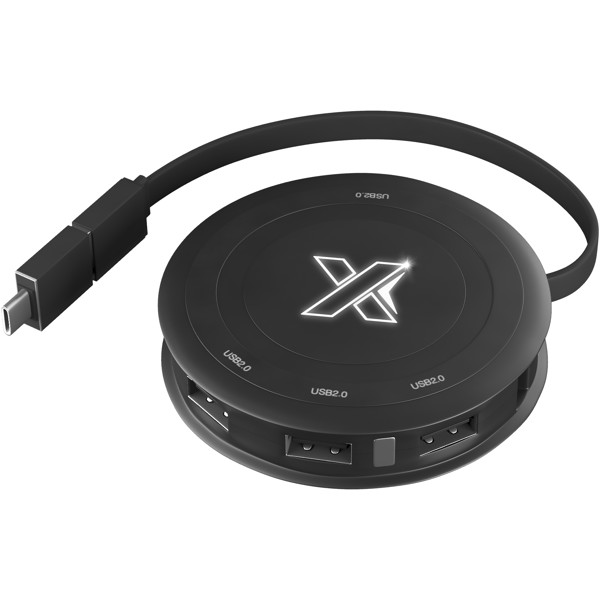 SCX.design H16 5W wireless charger & hub