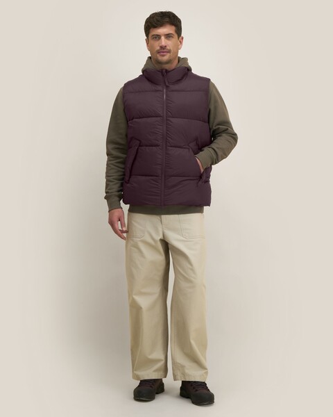 Puffer Gilet 2.0 - Red Brown / XL