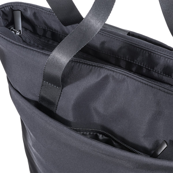 Backpack Bag With Laptop Compartment 15 Inch In Nylon Taslon - Black