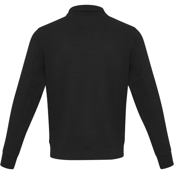 Sweater unisexe Aware™ recyclé à fermeture quart de zip - Noir / 2XS