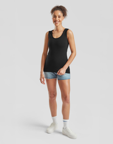 Ladies Valueweight Vest - White / L