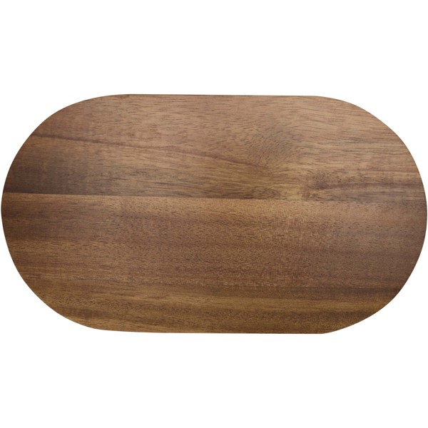 Edge acacia wood serving tray