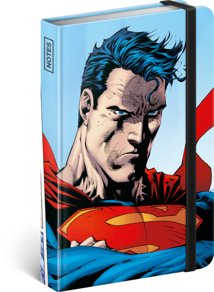 Notique Notes Superman – World Hero, Linkovaný, 11 x 16 cm