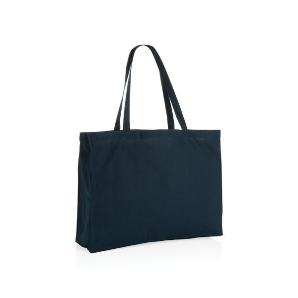 Sac shopping en coton recyclée 145 gr Impact AWARE™ - Bleu Marine