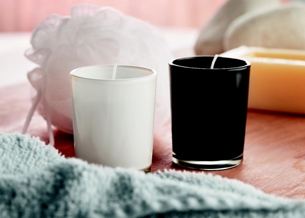 Candela in vetro Selight - Bianco