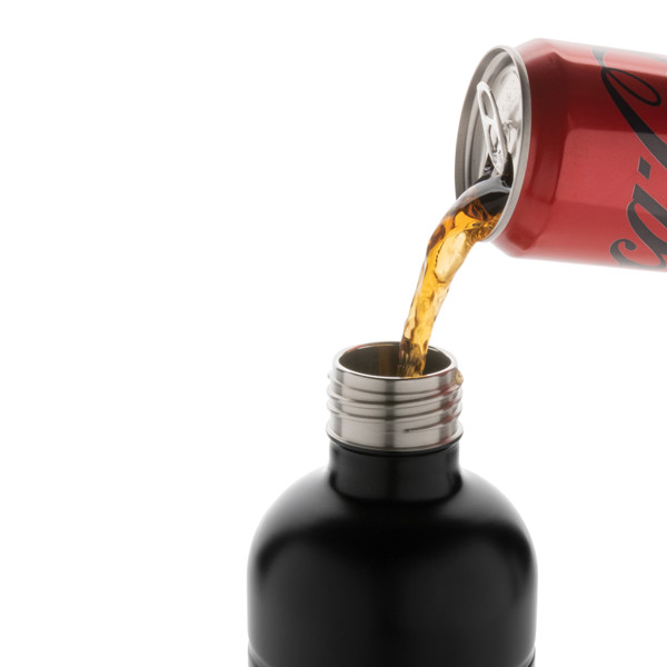 Soda Trinkflasche aus RCS-zertifiziertem Stainless-Steel - Schwarz