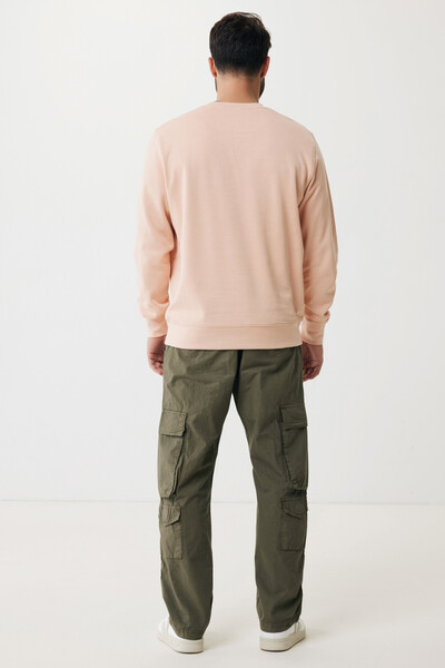 Lehká mikina IQONIQ Etosha z recykl. bavlny - Peach Perfect / 2XL