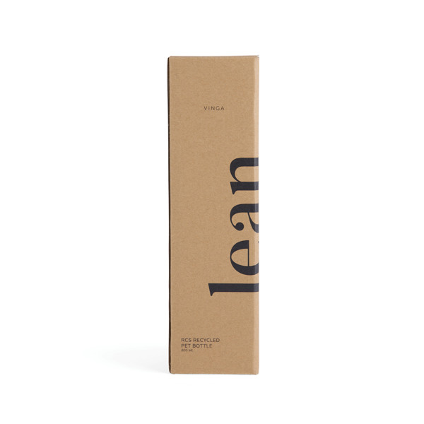 VINGA Lean RCS RPET waterbottle 800 ML - Anthracite
