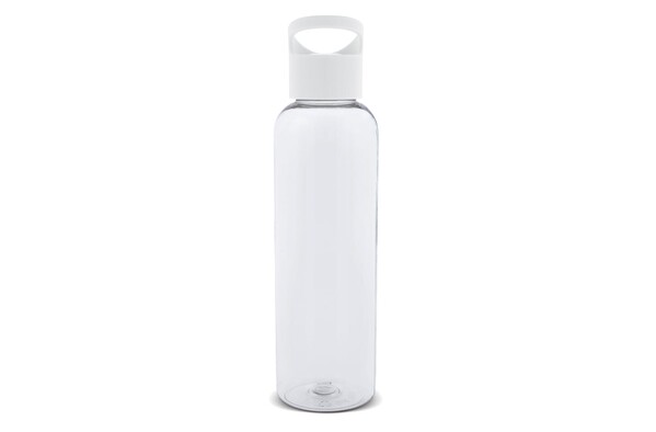 Vandflaske Loop transparent R-PET 600ml - Gennemsigtig / Hvid