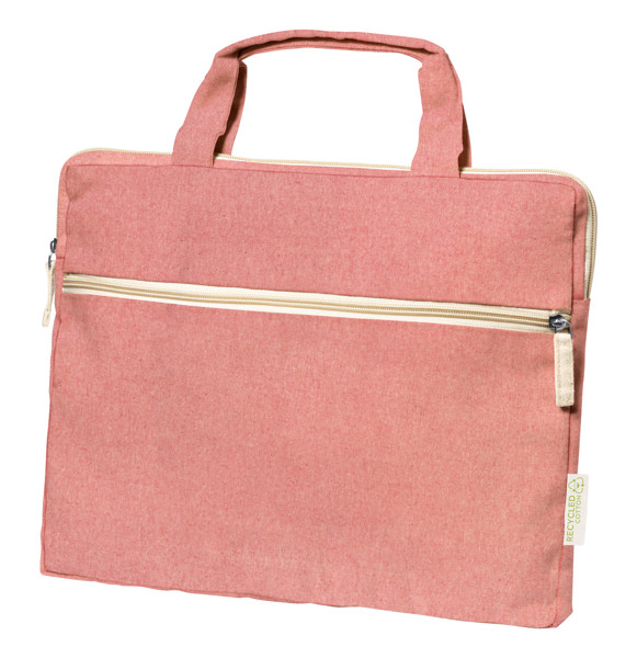 Cotton Document Bag Padra - Red