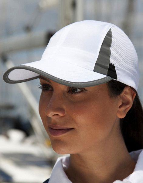 Spiro Sport Cap - White / Black / ONE SIZE