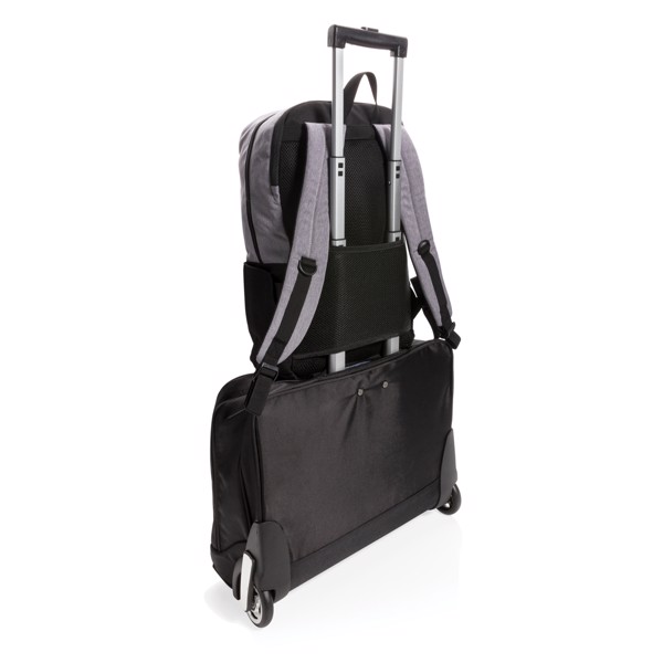 Moderner 15.6" USB & RFID Laptop-Rucksack, PVC-frei