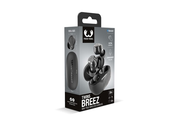 Fresh 'n Rebel Twins Breez True Wireless øretelefoner - Mørkegrå