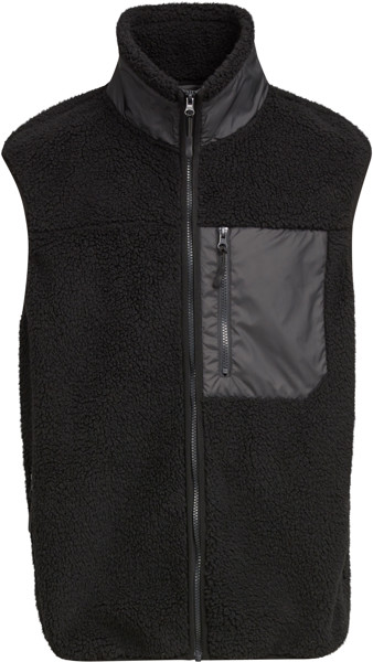 Unisex Fleece Bodywarmer "Bonded Sherpa" Build your Brand | BY 407 - Black / XXL