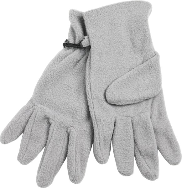 Microfleece Gloves Daiber | MB 7700 - Grey / L/XL