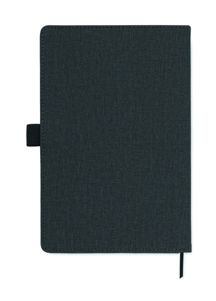 A5 notebook PU front pocket Cinco - Schwarz