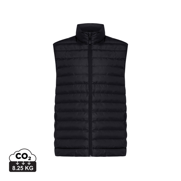 Iqoniq Meru men recycled polyester bodywarmer - Black / XXL