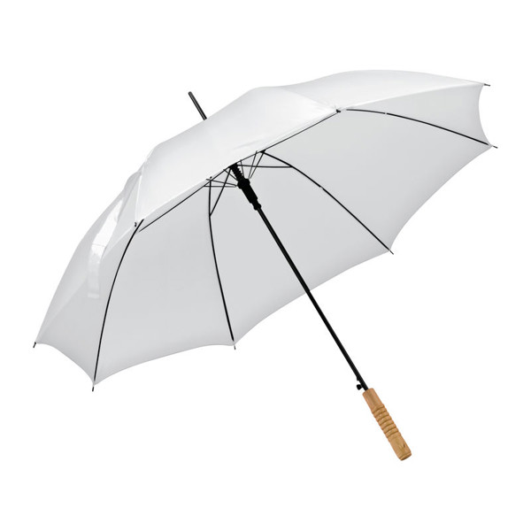 Automatic Walking-Stick Umbrella Le Mans - White