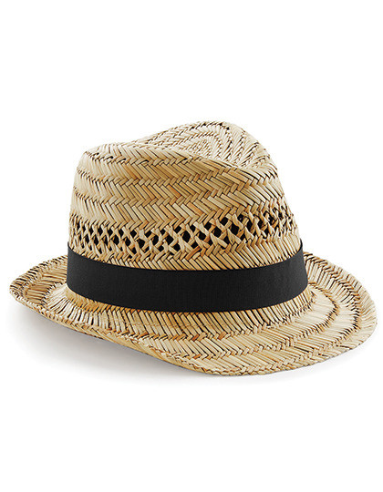 Straw Summer Trilby - Natural / L/XL