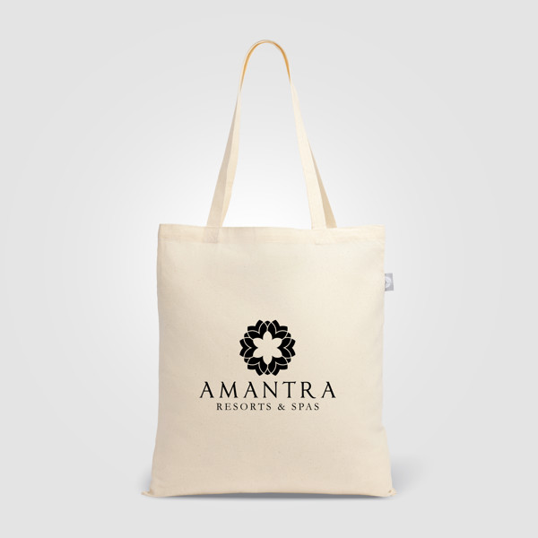 Sac fourre-tout en coton biologique de 140 gsm - Naturel / Sérigraphie