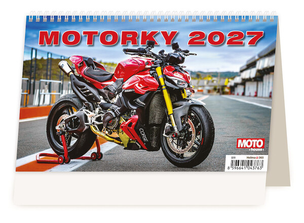 Stolní kalendář Motorky 2027