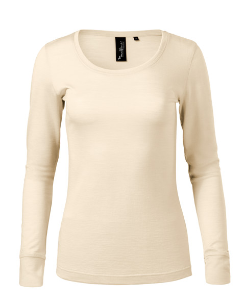 Triko Dámské Malfini Premium® Merino Rise Ls - Mandlová / L