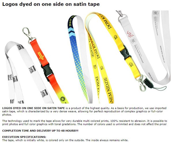 Lanyards - custom made