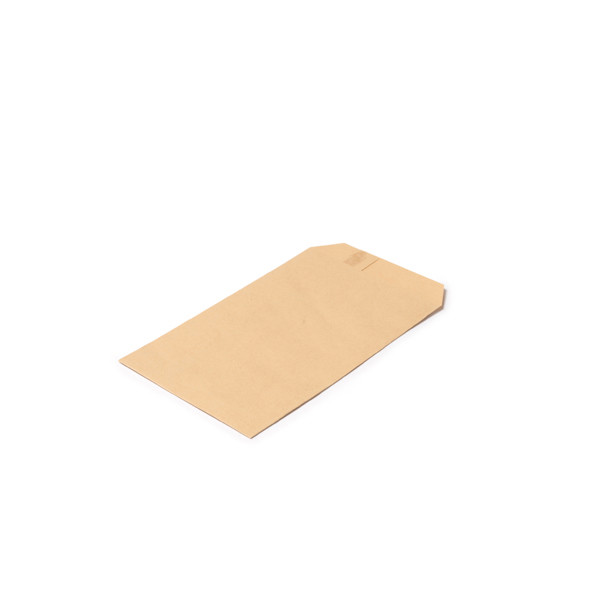 Personalised kraft paper bag 9x14.5 cm with adhesive flap