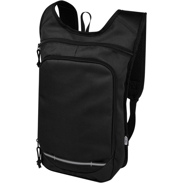 Sac à dos Trails RPET GRS de 6,5 L pour l'extérieur - Noir