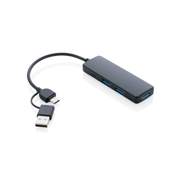 RCS USB hub s dvostrukim ulazom od reciklirane plastike