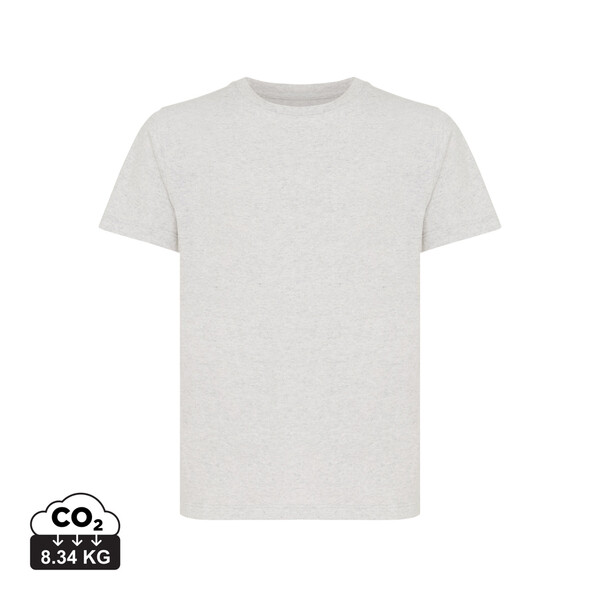 Dětské tričko IQONIQ Koli z recykl. bavlny - Light Heather Grey / 34
