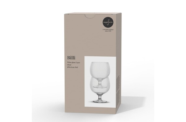Billi wine glass set of 2