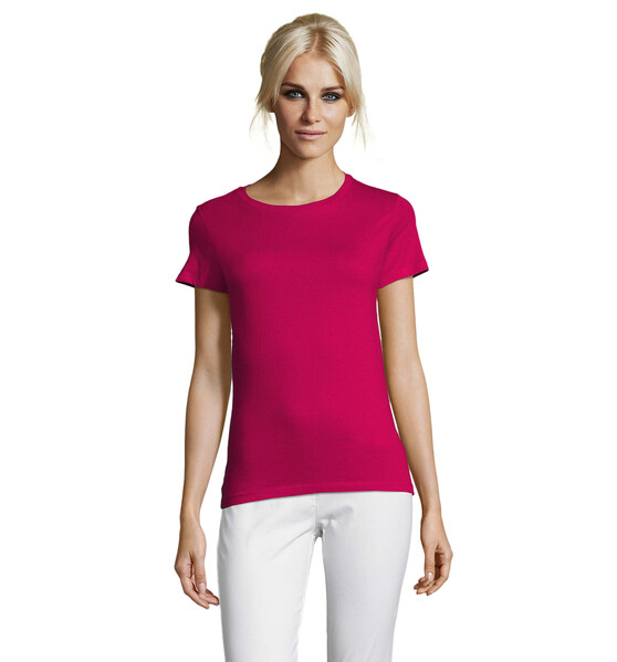 REGENT Damski T-Shirt 150g Regent Women - Fuksja / 2XL