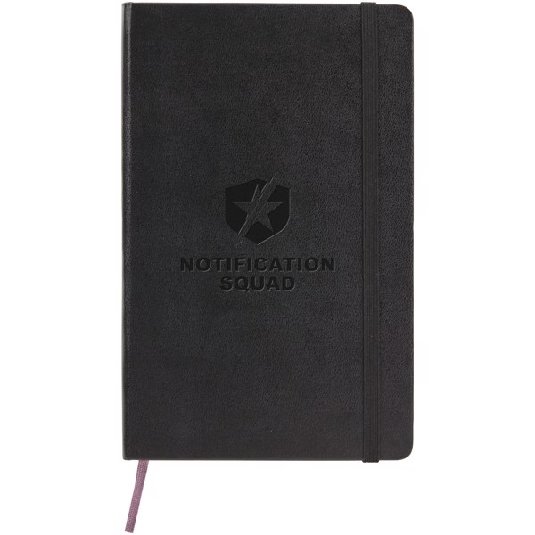 Moleskine Classic L hard cover notebook - squared - Solid Black