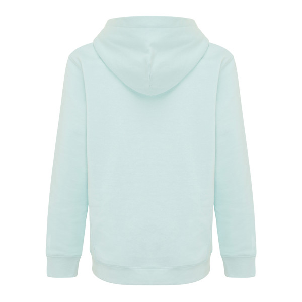 Iqoniq Yengo kids recycled cotton hoodie with sidepockets - Crushed Mint / 56