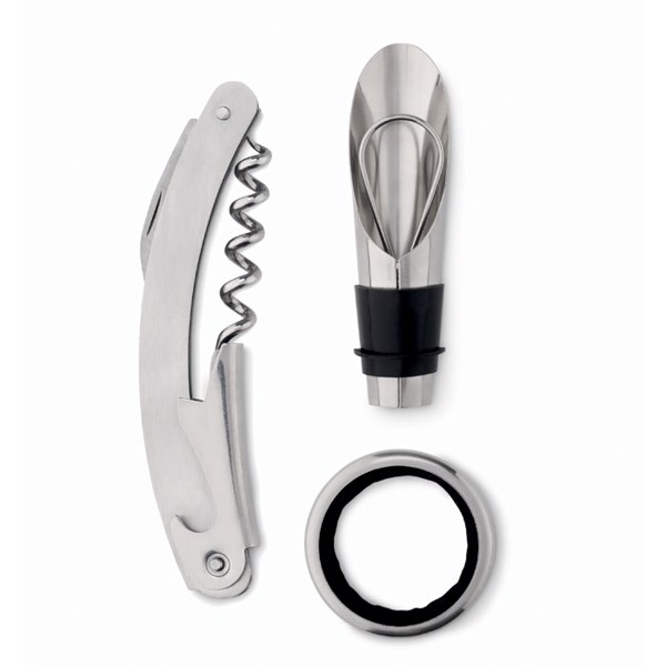 Settie wine set, bottle shape, ABS case