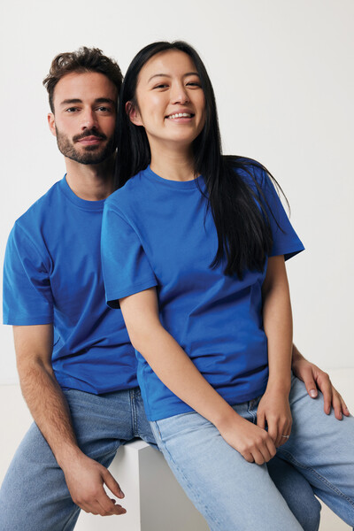 T-shirt léger en coton recyclé Iqoniq Sierra - Bleu Royal / XS
