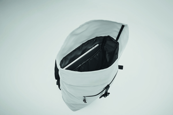 Nahrbtnik Irea rolltop, 600D poliester, 15 inch - Bela