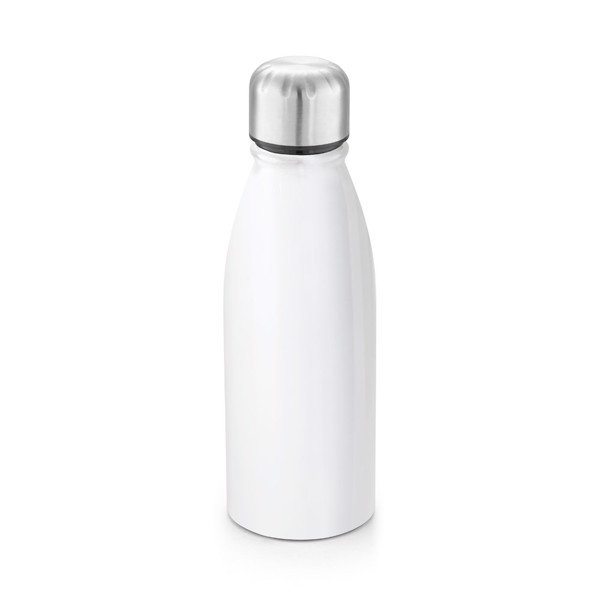 BEANE. Bouteille de sport en aluminium 500 mL - Blanc