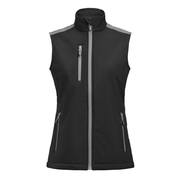 Printer Prime Softshell Vest Lady Black/Anthra S