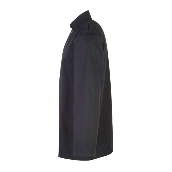 Chef's Long Sleeve Stud Jacket - Black / M
