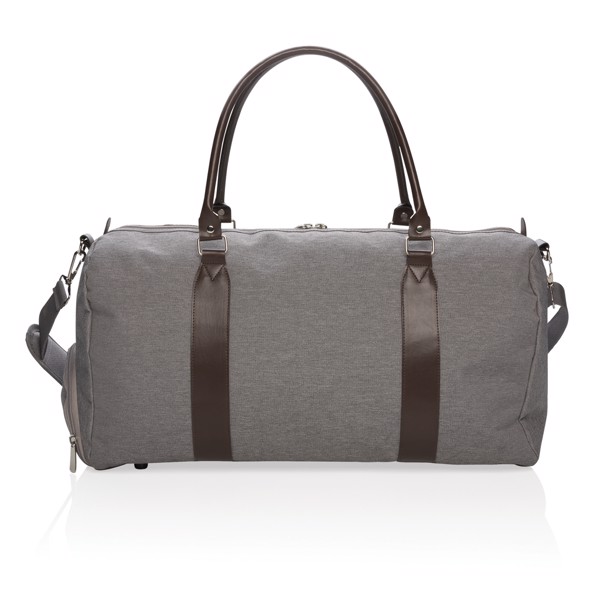 Xd Collection weekend bag, USB A port, 600D polyester - Grey