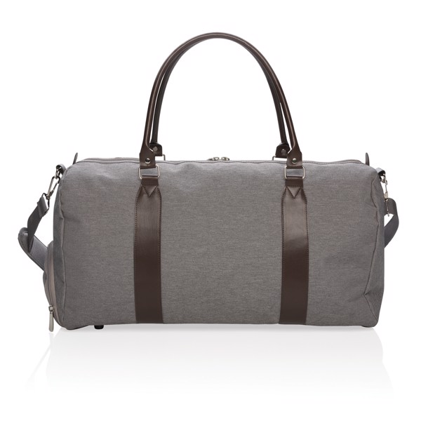 Weekend bag with USB A output - Grey