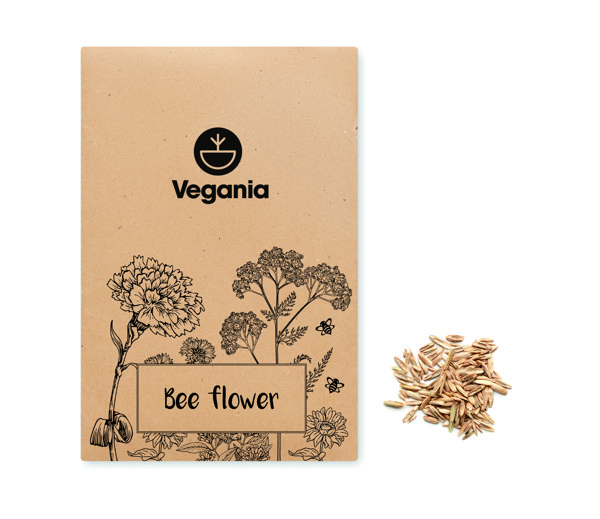 Flowers mix seeds in envelope Seedlopebee